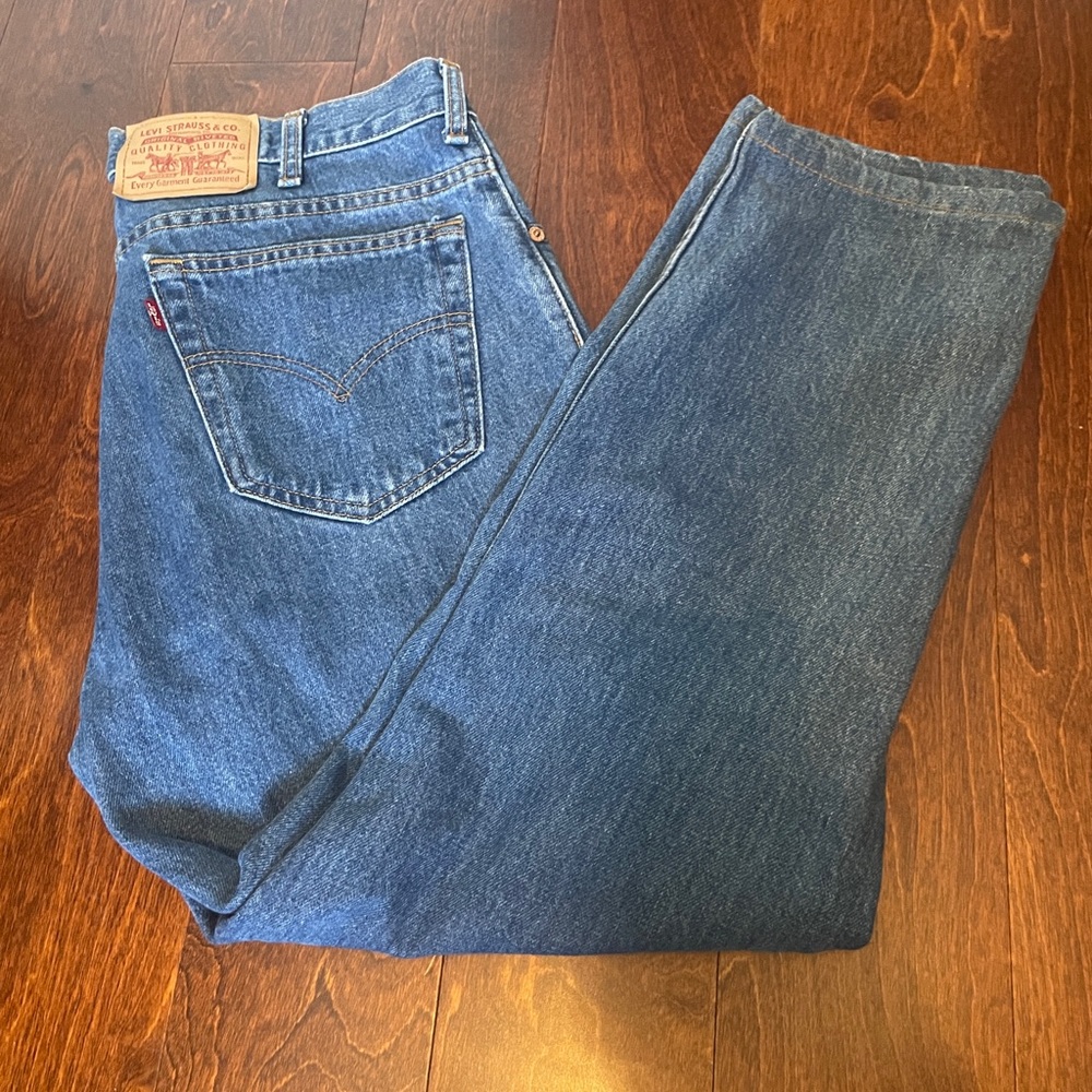 Levi's Blue Straight Jeans Classic Denim Style